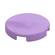 Tile Round 2 × 2 with Bottom Stud Holder Mittellavendel