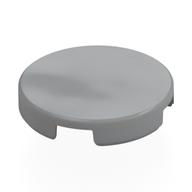 Tile Round 2 × 2 with Bottom Stud Holder Hellblaugrau