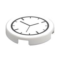 Tile Round 2 × 2 with Clock Print