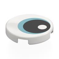 Tile Round 2 × 2 with Eye, Blue Iris, Black Pupil print