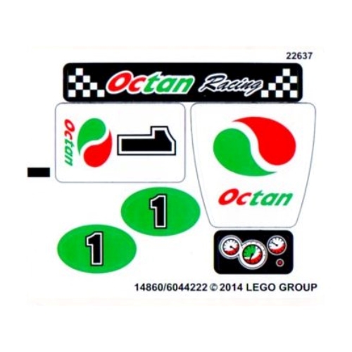 Stickerbogen für Set 60053-1 [Keine Farbe/Beliebige Farbe]