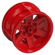 Wheel 56 × 34 Technic Racing Medium with 6 Pin Holes Rot