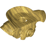 Minifig Neckwear Armour Breastplate with Shoulder Pads and Axle Hole on Back Perlgold