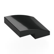 Brick Curved 2 × 2 × 2/3 Black