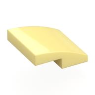 Brick Curved 2 × 2 × 2/3 Bright Light Yellow