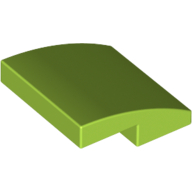 Bogenstein 2 × 2 × 2/3 Limette