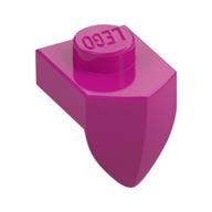 Plate Special 1 × 1 with Vertical Tooth Magenta