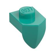 Plate Special 1 × 1 with Vertical Tooth Dark Turquoise