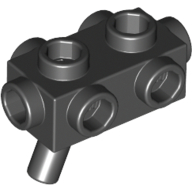 Weapon Gun / Blaster 1 × 2 × 2/3 with Studs on Sides and Handle