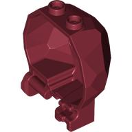Rock Boulder Hinged Half (Chima Exploding Rock Half) Dunkelrot