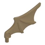 Animal Body Part, Bat Wing with Shaft [Chima Bat Wing] Dark Tan