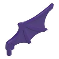 Animal Body Part, Bat Wing with Shaft [Chima Bat Wing] Dunkellila