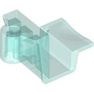 Equipment Bracket 4 × 2 × 2 No Studs with Axle Hole Trans-Light Blue