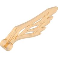 Creature Body Part, Wing with Pin Hole Trans-Orange
