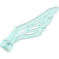 Creature Body Part, Wing with Pin Hole Trans-Light Blue