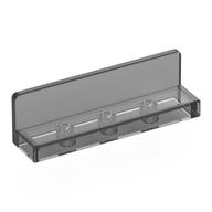 Panel 1 × 4 × 1 with Rounded Corners [Thin Wall] Trans-Black