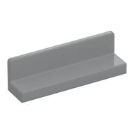 Panel 1 × 4 × 1 with Rounded Corners [Thin Wall] Hellblaugrau