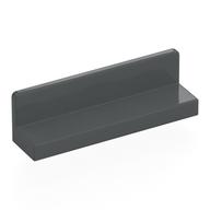 Panel 1 × 4 × 1 with Rounded Corners [Thin Wall] Dark Bluish Gray