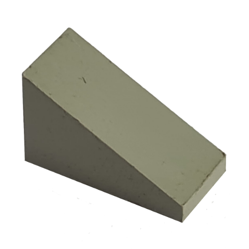 Modulex Slope 1 × 2 (27 degree, 1:2 slope) Modulex Brown