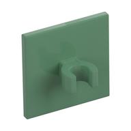 Road Sign Clip-on 2 × 2 Square [Thick Open O Clip] Sand Green