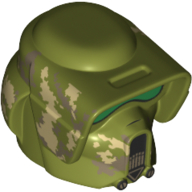 Helmet Elite Corps Trooper Camouflage print Olivgrün