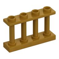 Fence Spindled 1 × 4 × 2 [4 Top Studs] Perlgold