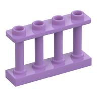 Fence Spindled 1 × 4 × 2 [4 Top Studs] Mittellavendel