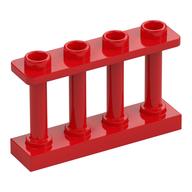 Fence Spindled 1 × 4 × 2 [4 Top Studs] Rot