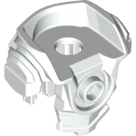 Minifig Neckwear Breastplate and Shoulder Pads [Hero Factory] White