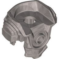 Minifig Neckwear Breastplate and Shoulder Pads [Hero Factory] Flat Silver