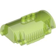 Container Cylindrical 3 × 8 × 5 with Pin Holes Trans-Bright Green