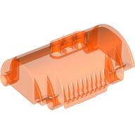 Container Cylindrical 3 × 8 × 5 with Pin Holes Trans-Neon Orange