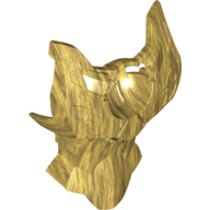 Large Figure Torso Cover, with Connector for Chi Orb (Zamor Sphere) Pearl Gold