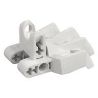 Large Figure Foot, with Ball Socket 5 × 6 × 2 White