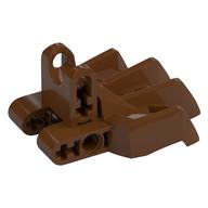 Large Figure Foot, with Ball Socket 5 × 6 × 2 Reddish Brown