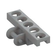 Technic Link Tread with Beveled Edge Hellblaugrau
