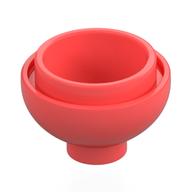 Brick Round 2 × 2 Dome Bottom [Open Stud] Coral