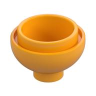 Brick Round 2 × 2 Dome Bottom [Open Stud] Bright Light Orange