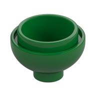 Brick Round 2 × 2 Dome Bottom [Open Stud] Green