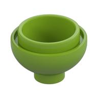 Brick Round 2 × 2 Dome Bottom [Open Stud] Lime