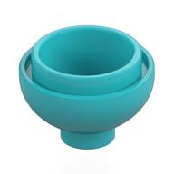 Brick Round 2 × 2 Dome Bottom [Open Stud] Medium Azure