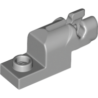Launcher, Plate Special 1 × 2 with Mini Blaster Light Bluish Gray