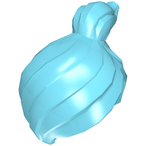 Hair Ponytail Off-center [Plain] Mittelazur