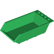 Tipper Bed 4 × 6, Solid Studs Grün
