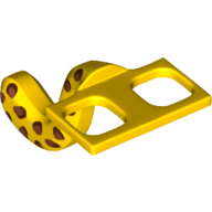 Minifig Hipwear Cat Tail Costume with Cheetah Spots Print Yellow