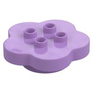 Duplo Blume 4 × 4 × 1 mit 4 oben Noppen Mittellavendel