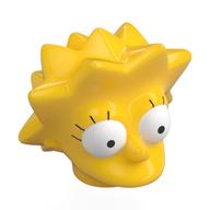 Minifig Head Special, Simpsons, Lisa Simpson - Wide Eyes Gelb