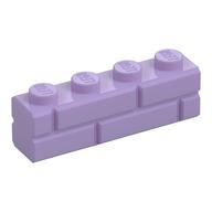 Brick Special 1 × 4 with Masonry Brick Profile Lavendel
