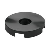 Tile Special Round 2 × 2 with Hole Black