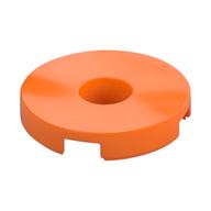 Tile Special Round 2 × 2 with Hole Orange